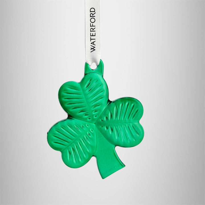 Waterford Mini Shamrock Green Ornament