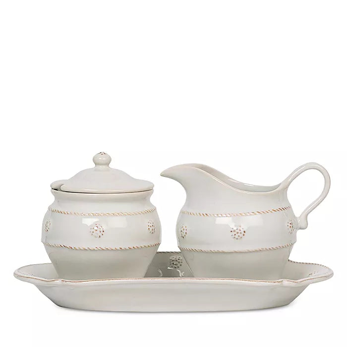 Juliska Berry & Thread Sugar and Creamer Set/3pc - Whitewash