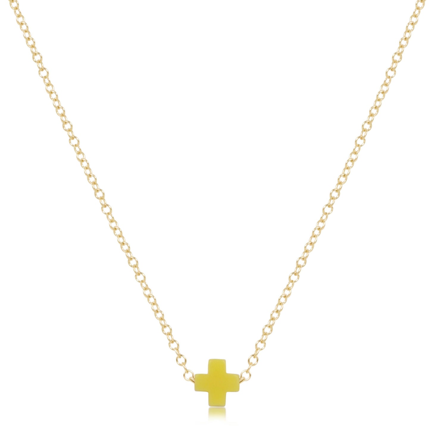 Enewton 16" Necklace Gold- Signature Cross Small