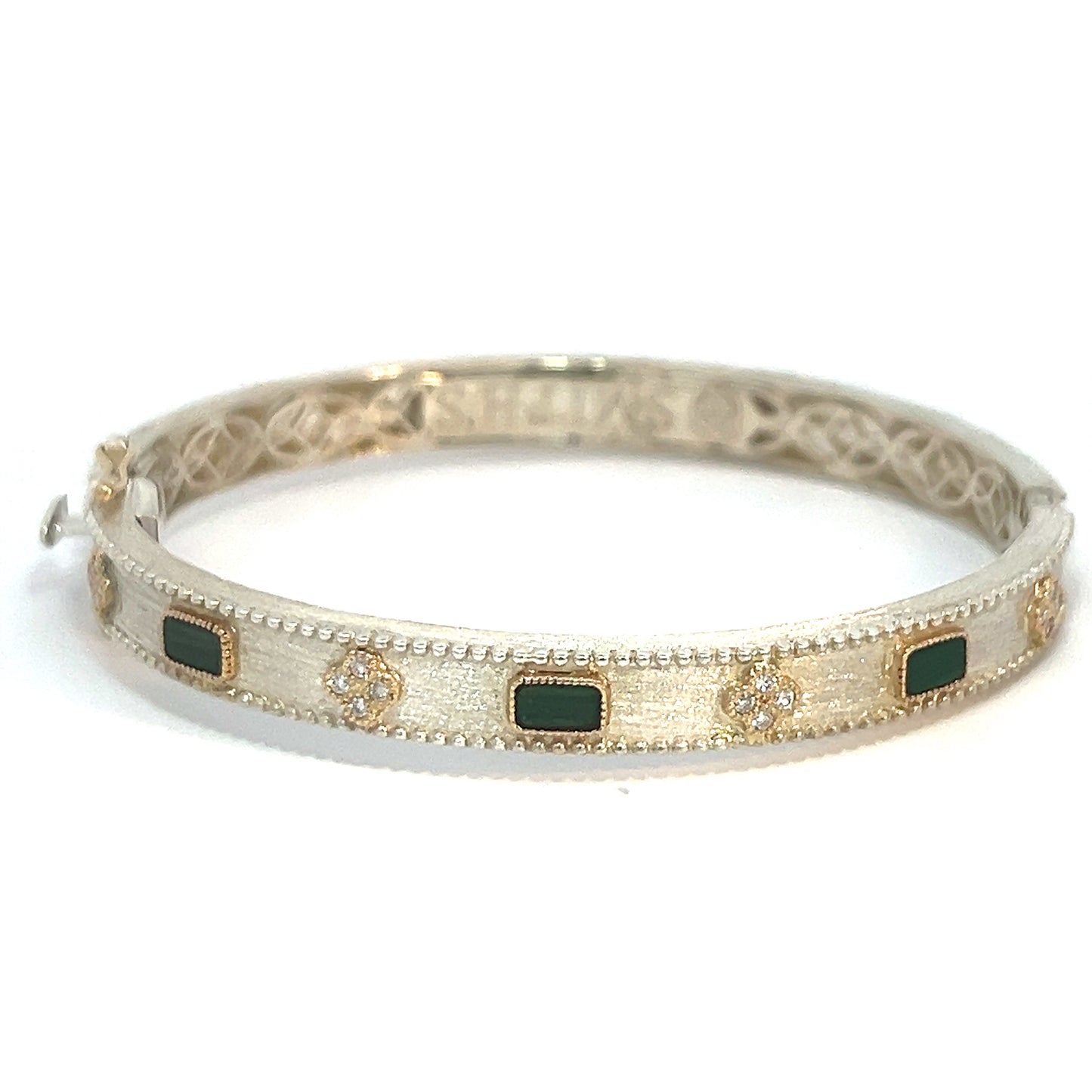 Bellevue Bangle Collection, The Malachite