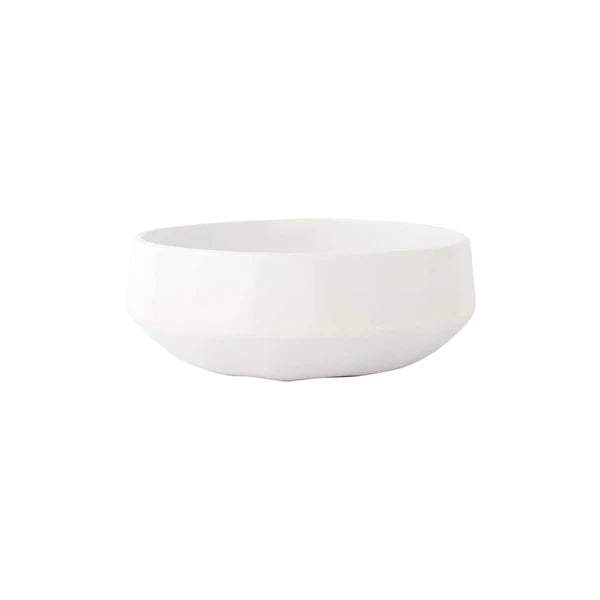 Vietri Aria White Organic Medium Serving Bowl