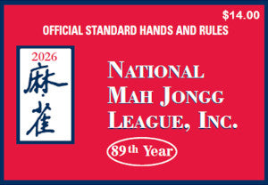National Mahjong League 2026 Playing Card