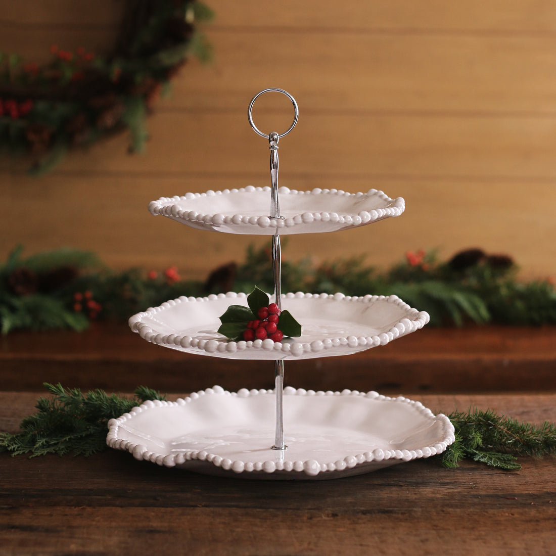 Beatriz Ball VIDA Alegria Triple Tiered Server (White)