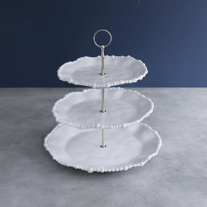 Beatriz Ball VIDA Alegria Triple Tiered Server (White)