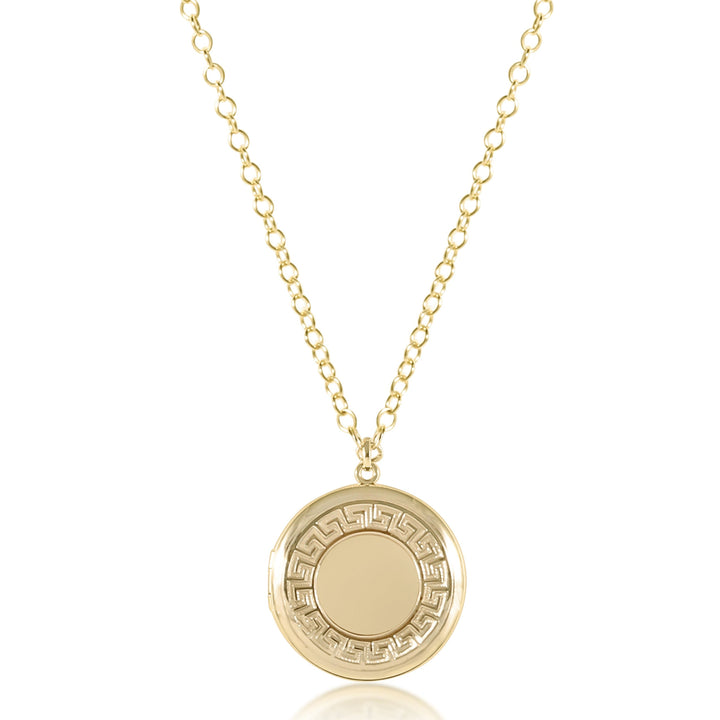 Enewton 28.5" Necklace Gold - Cherish Medium Gold Locket