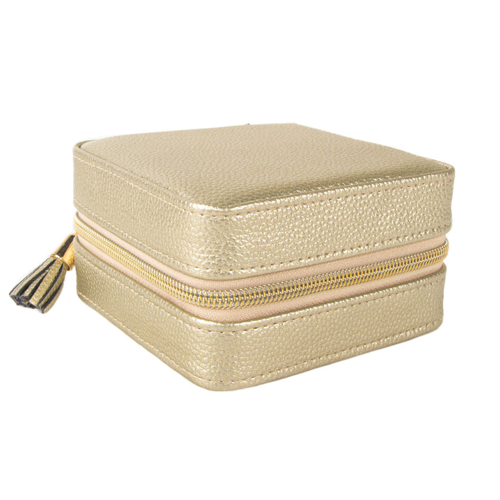 Brouk Leah Travel Jewelry Box - Gold