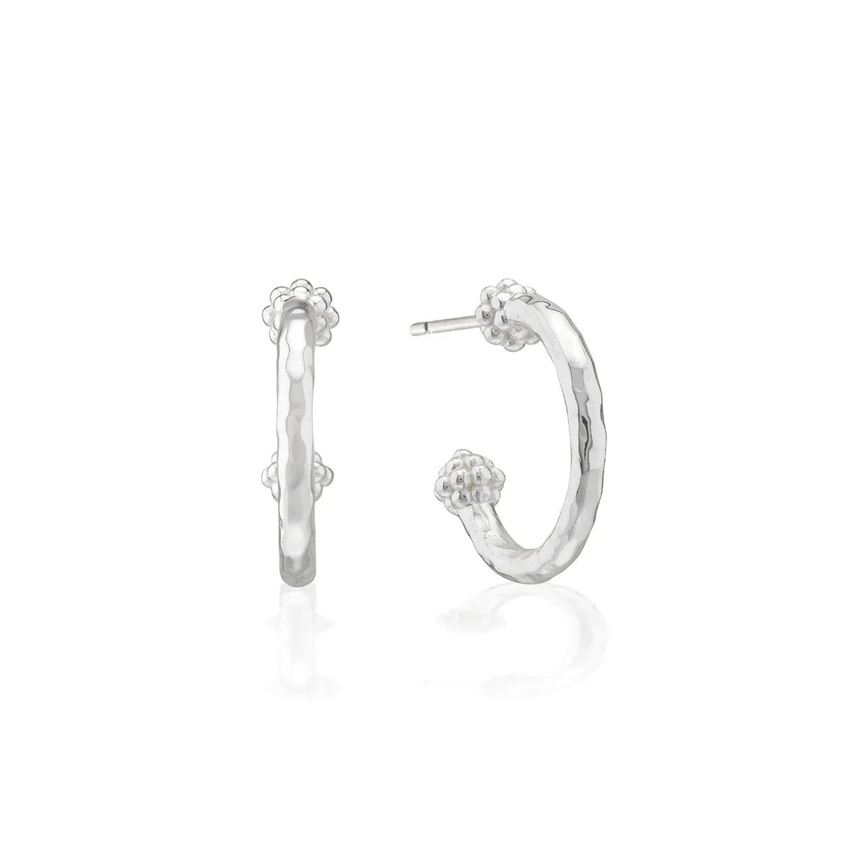 Capucine de Wulf Berry Slice Hoop Earrings, Silver