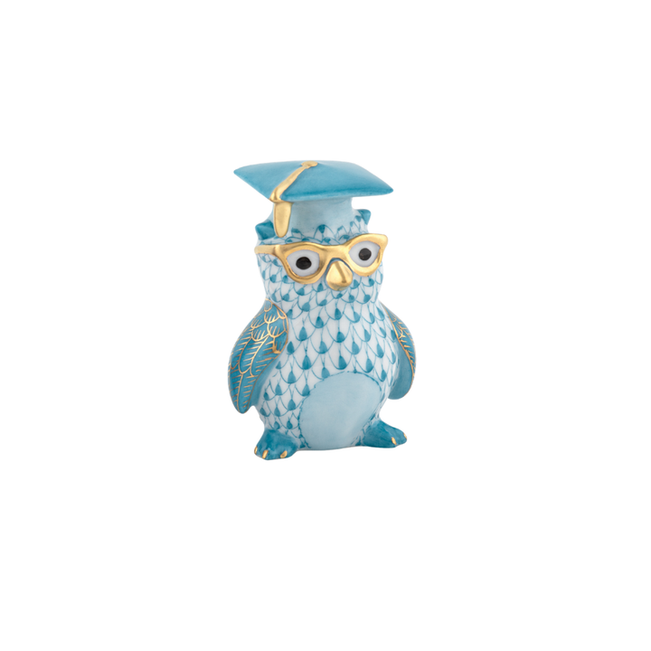 Herend Graduation Owl