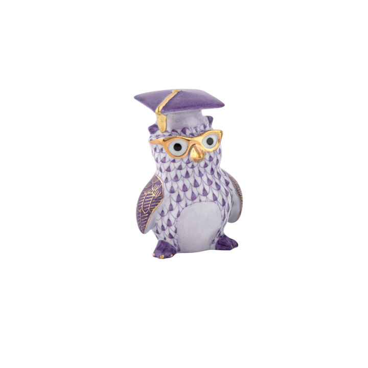 Herend Graduation Owl