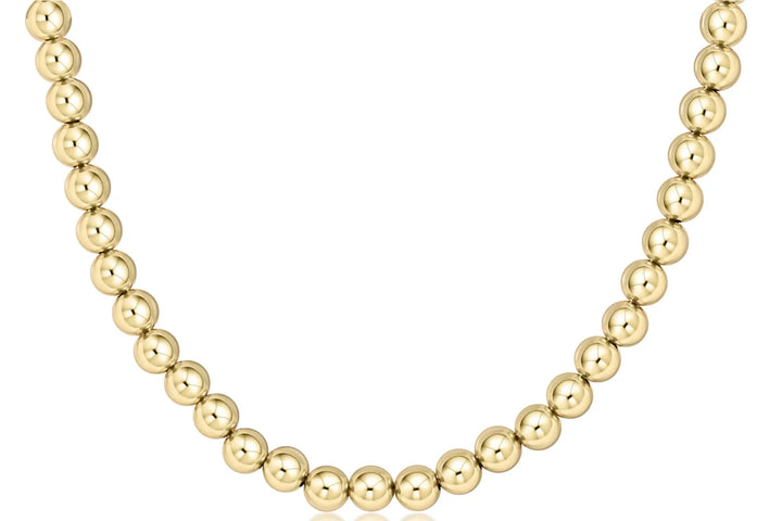 enewton 17" Choker Classic Gold 8mm Bead