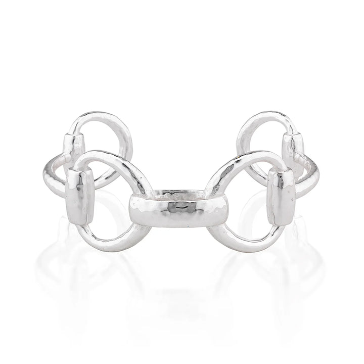 Capucine de Wulf Equestrian Snaffle Bit Cuff, Silver