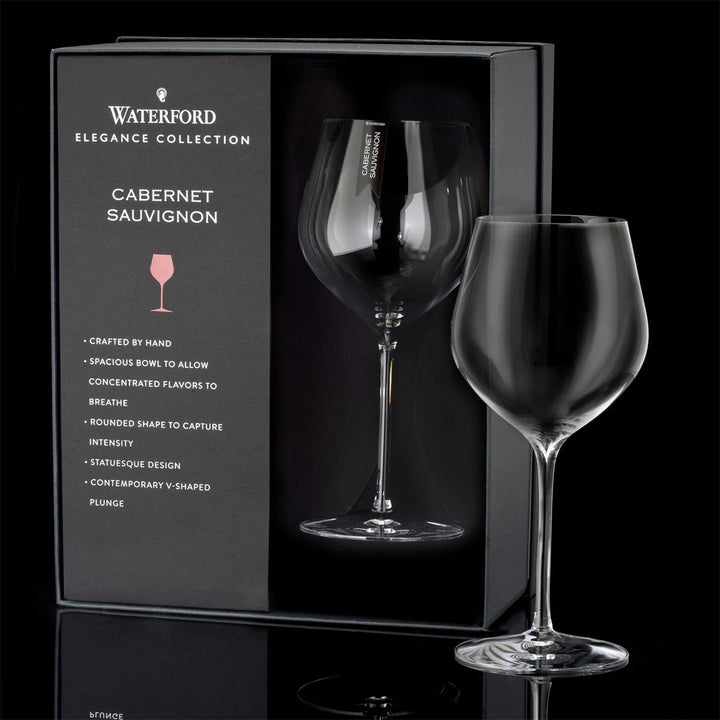 Waterford Elegance Cabernet Sauvignon Wine Glass, 25oz, Set/2