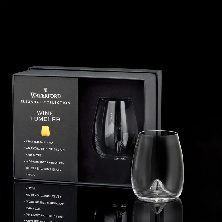 Waterford Elegance Stemless Wine Glass, 16.5 oz, Set/2