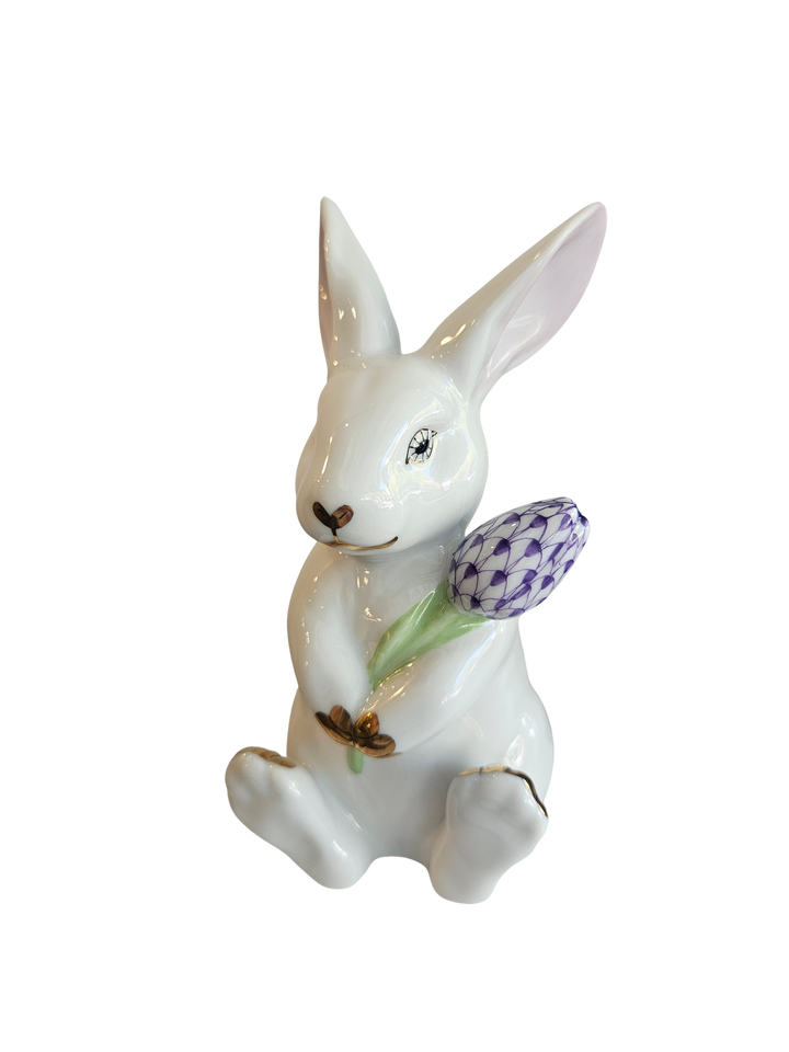 Herend Blossom Bunny, Lavender