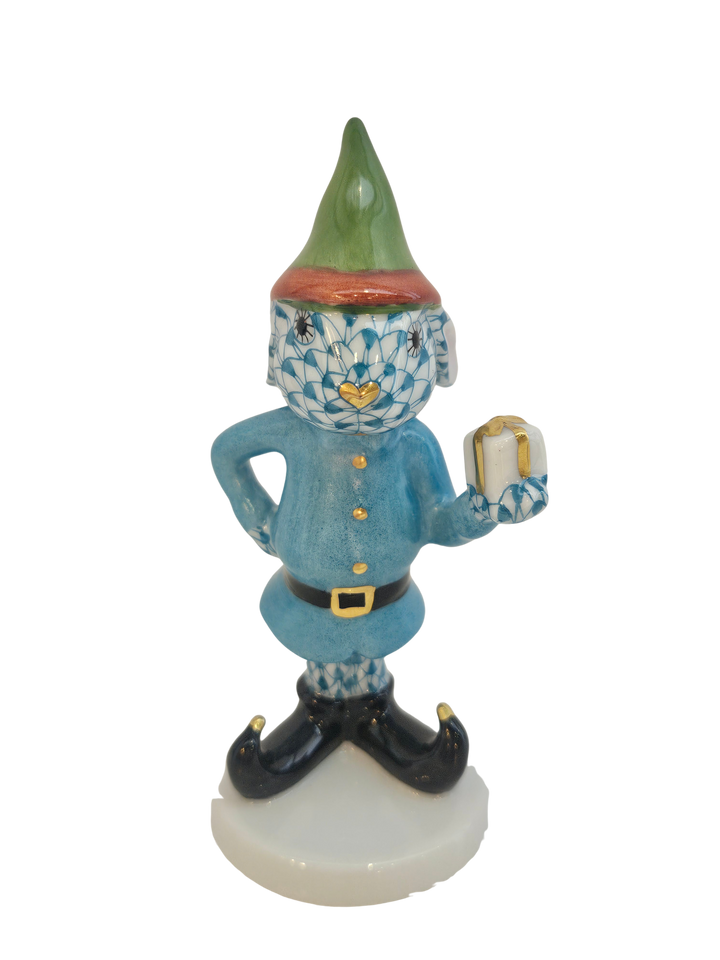 Herend Elf Bunny, Turquoise