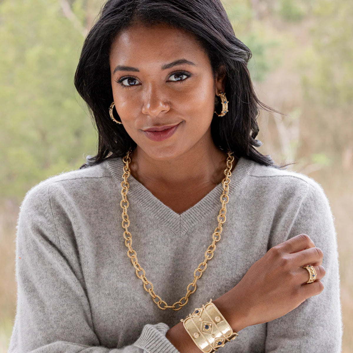 Capucine de Wulf Victoria Small Chain Necklace, 32"