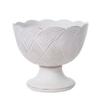 Le Panier Mystic Knot Footed Bowl - Whitewash