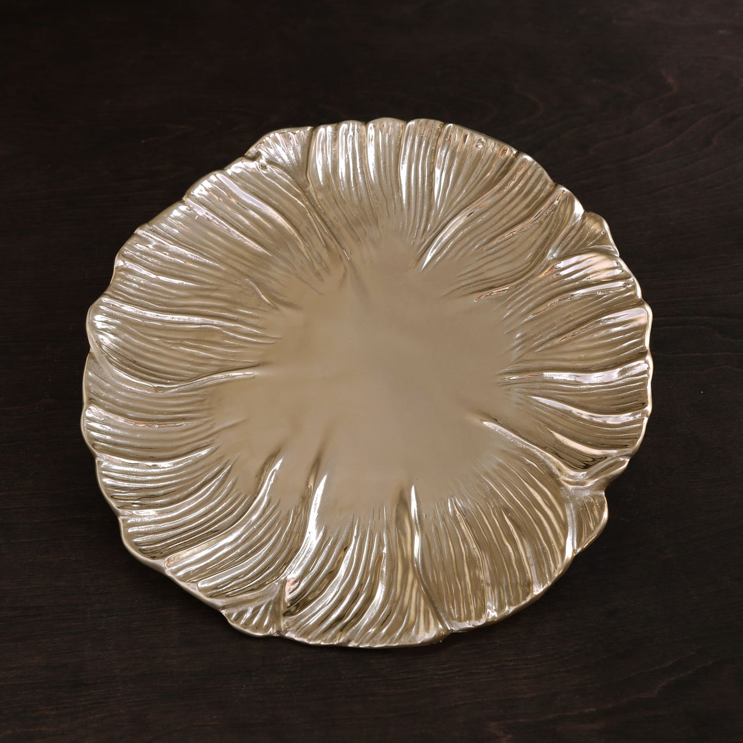 Beatriz Ball SIERRA MODERN Poppy 13" Plate (Gold)