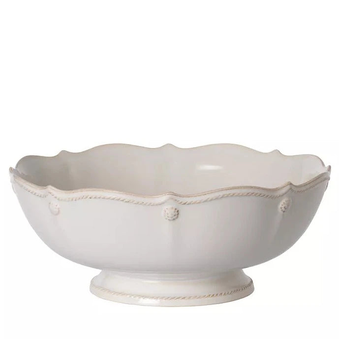 Juliska Berry & Thread 11" Footed Fruit Bowl - Whitewash