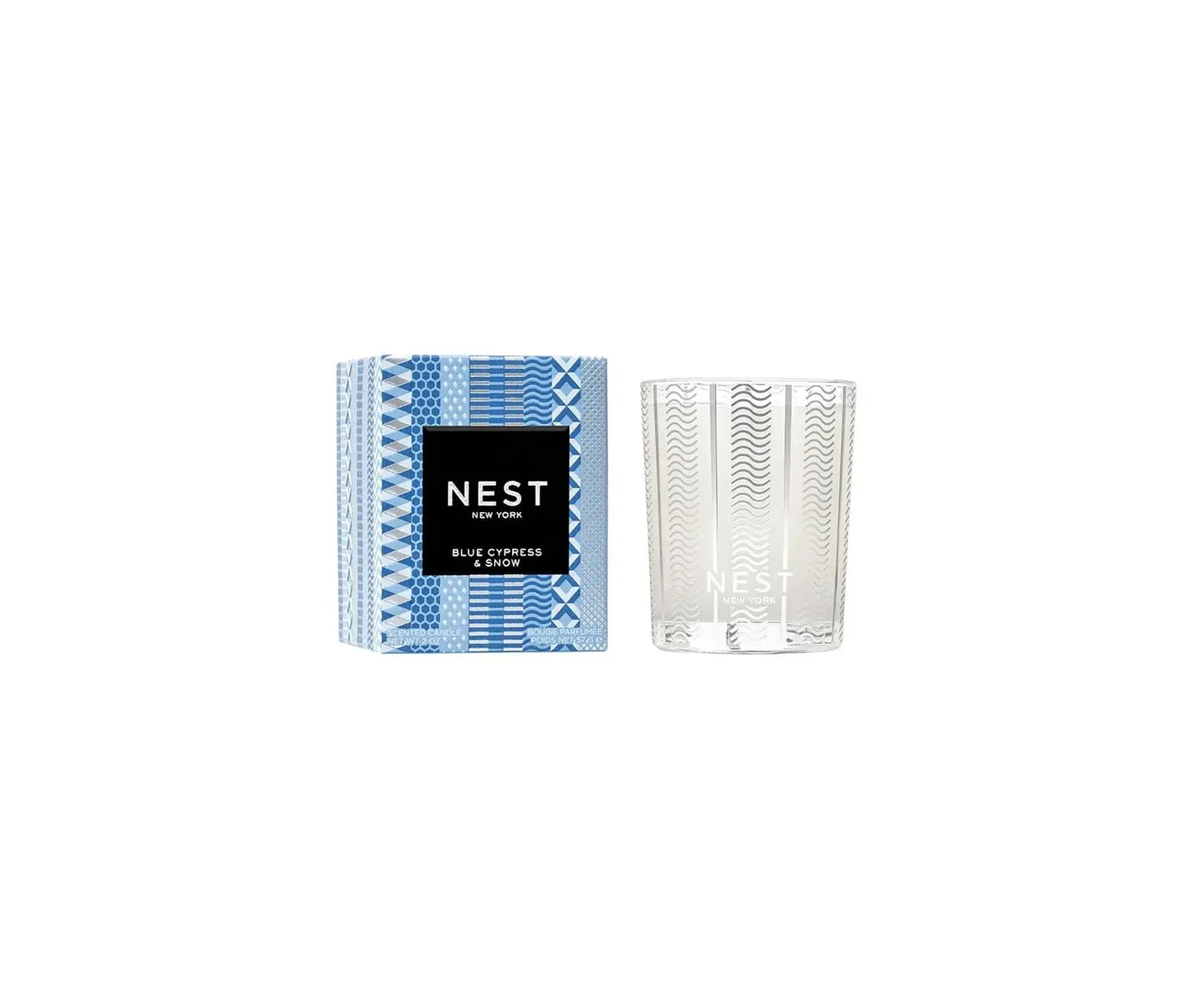 NEST Fragrances Blue Cypress & Snow Votive Candle