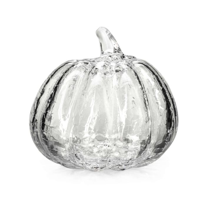 Simon Pearce Crackle Pumpkin, Medium