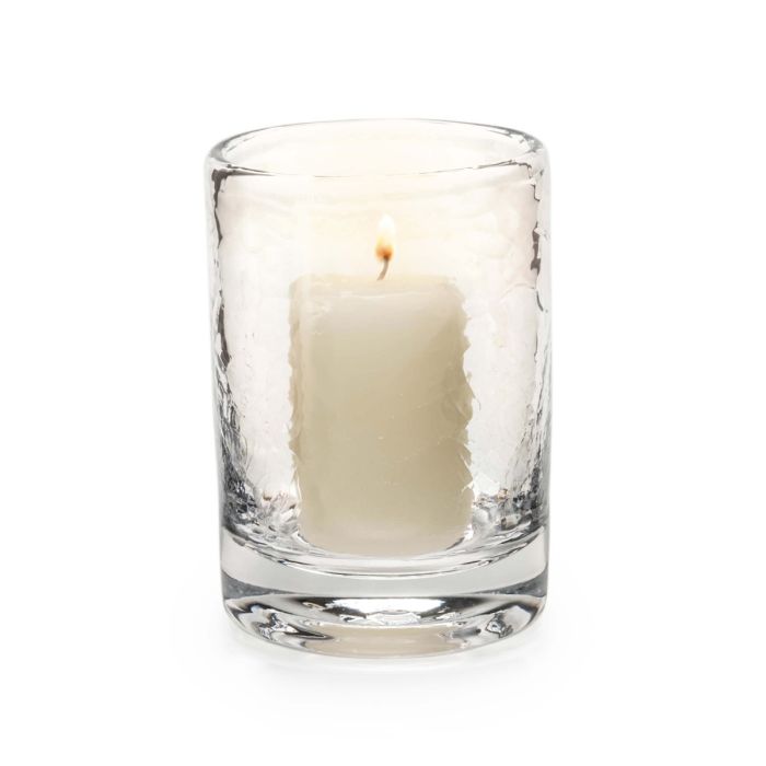 Simon Pearce Ascutney Crackle Hurricane, Small