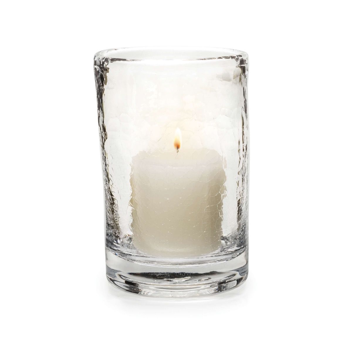 Simon Pearce Ascutney Crackle Hurricane, Medium