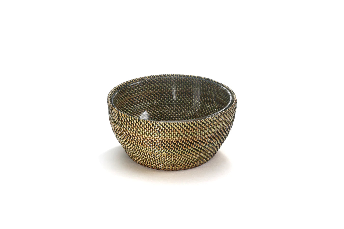 Salad and Serving Bowl with Glass, 2Qt Bowl, 8" Diameter