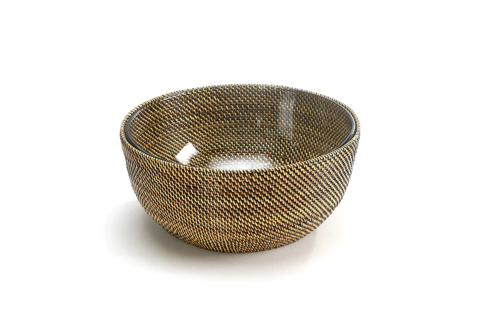 Calaisio Salad and Serving Bowl with Glass, 4Qt Bowl, 11" Diameter