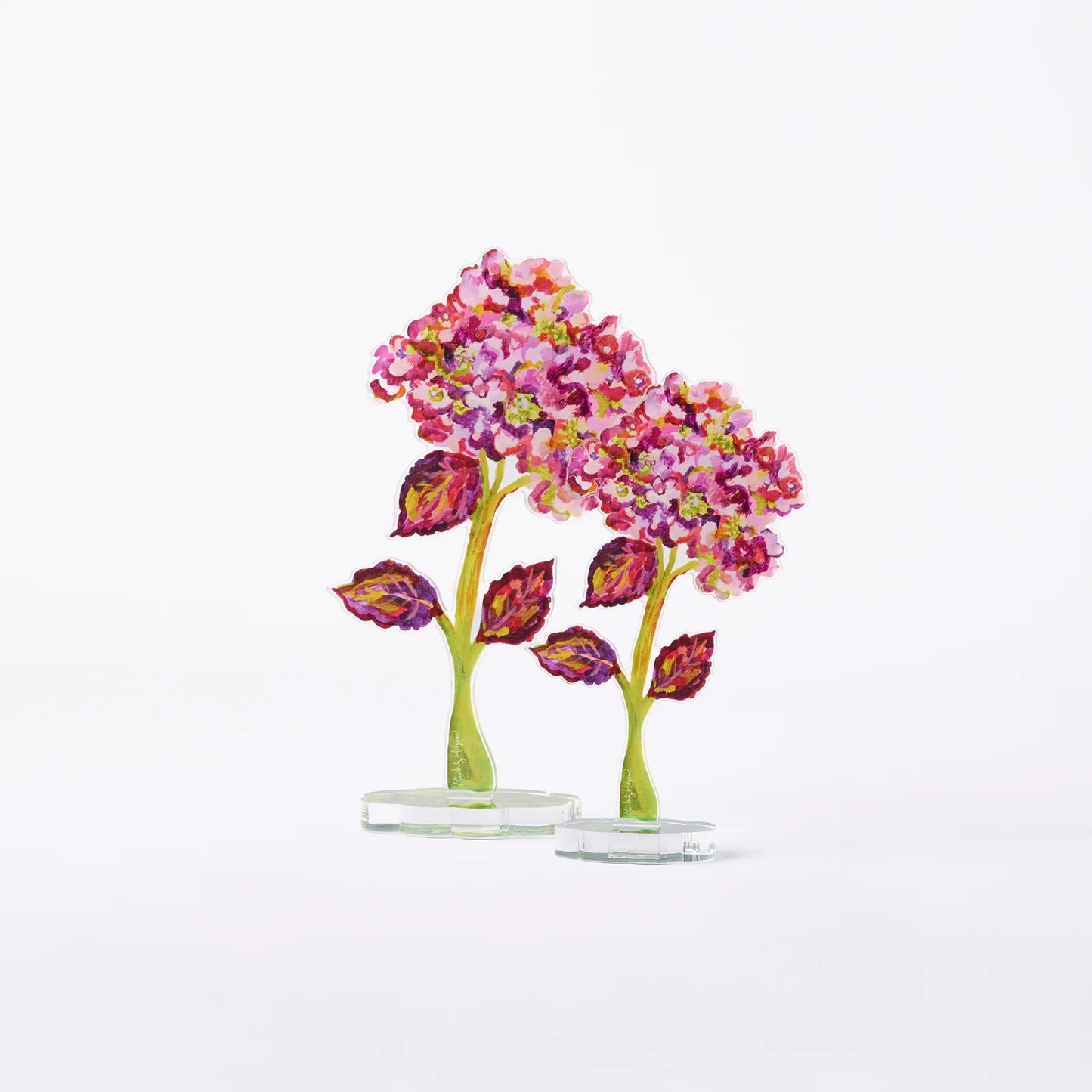Autumnal Hydrangea Acrylic Single Flower
