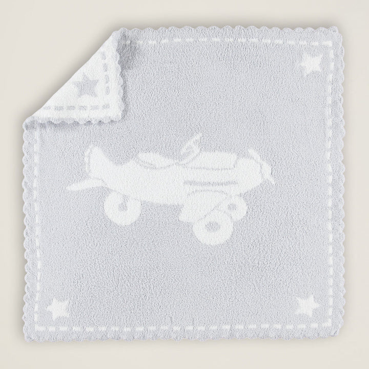 Barefoot Dreams CozyChic Scalloped Receiving Blanket