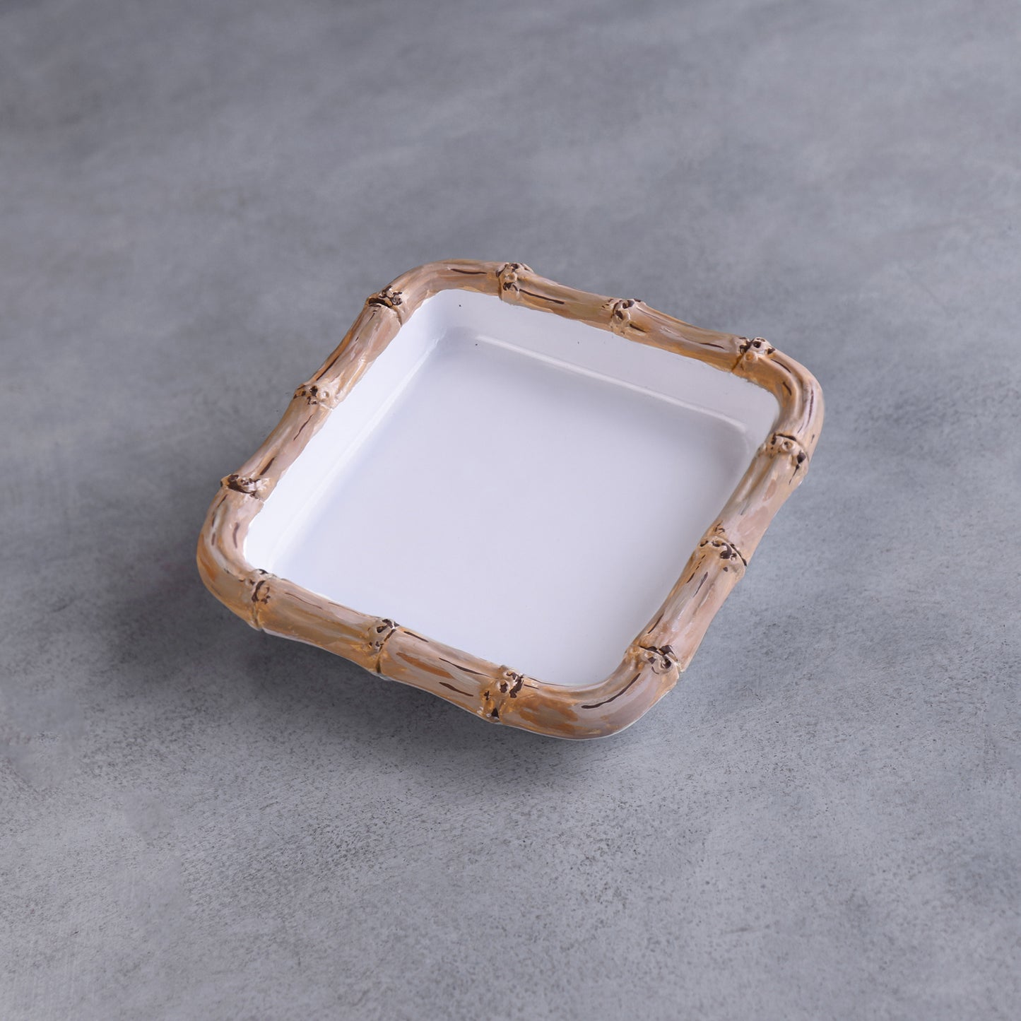 Beatriz Ball Vida Bamboo Beverage Napkin Holder (White/Neutral)