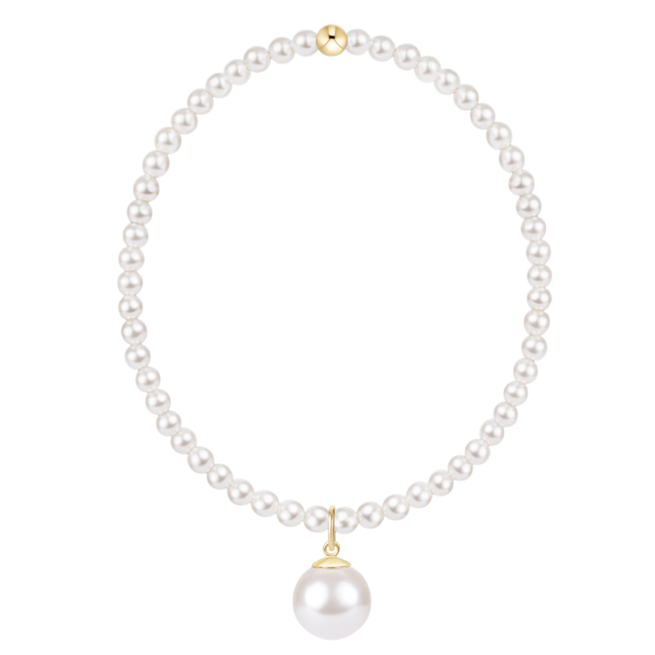 Enewton Classic Pearl 3mm Bracelet - Classic Pearl 10mm Charm