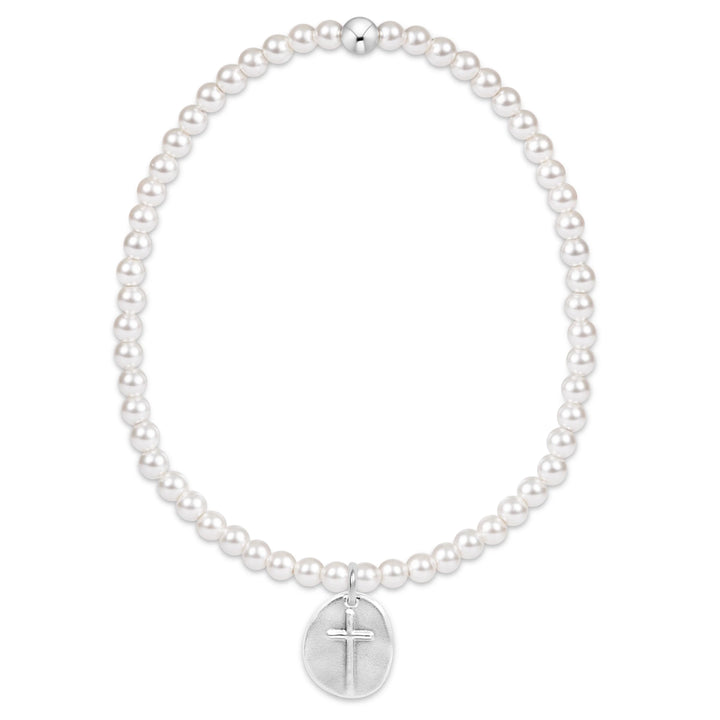Enewton Classic Pearl 3mm Bracelet - Inspire Small Sterling Disc