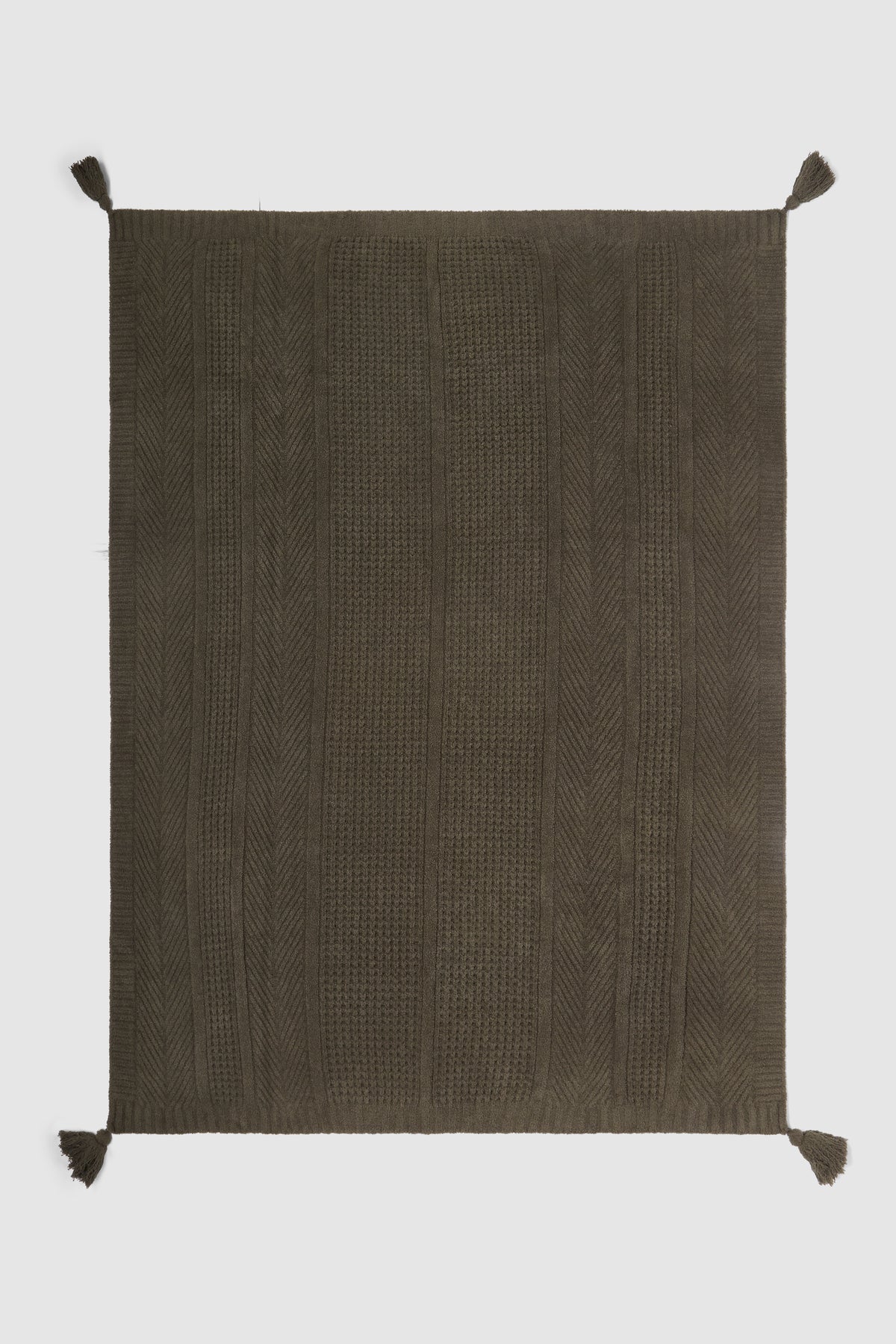 Barefoot Dreams CozyChic Holiday Waffle Throw