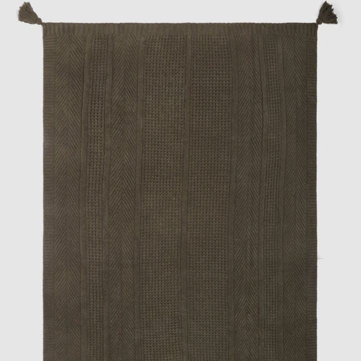 Barefoot Dreams CozyChic Holiday Waffle Throw