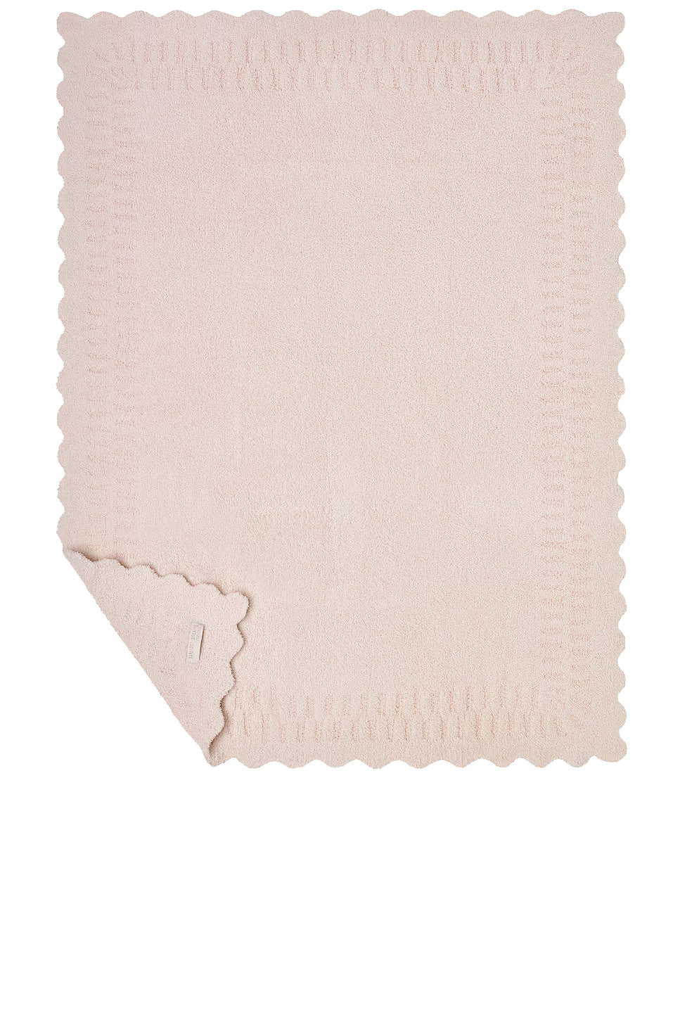 Barefoot Dreams CozyChic Cotton Seashell Texture Stroller Blanket