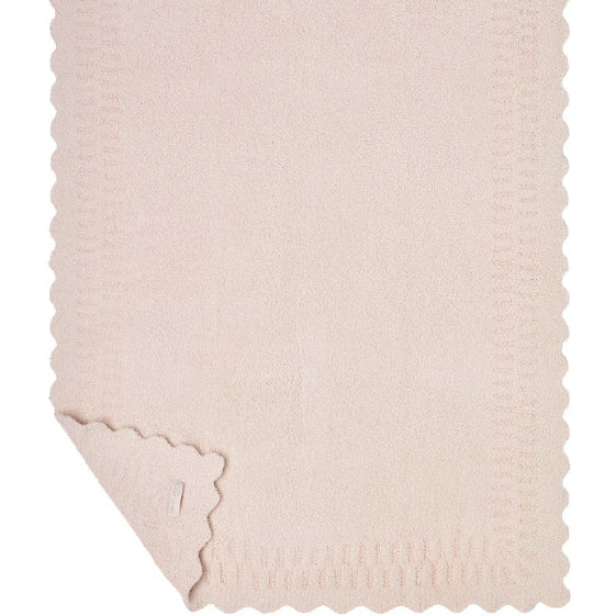 Barefoot Dreams CozyChic Cotton Seashell Texture Stroller Blanket