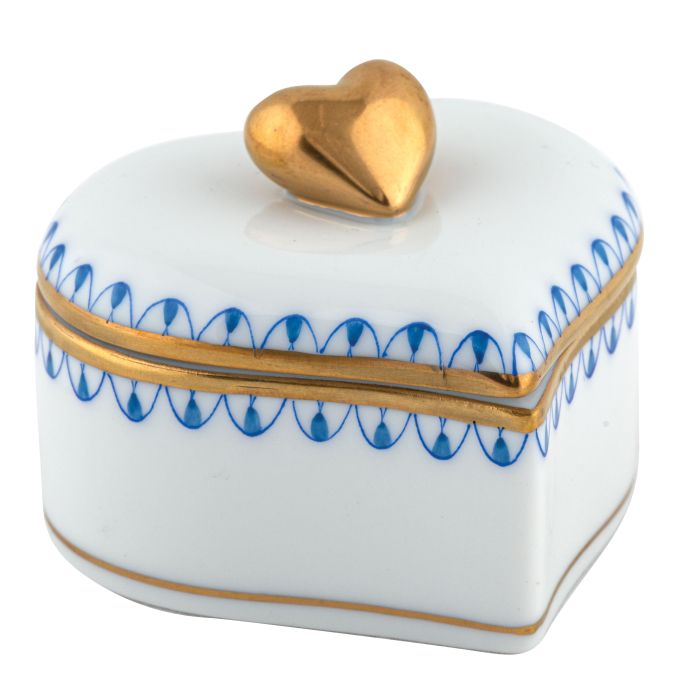 Herend Double Heart Box