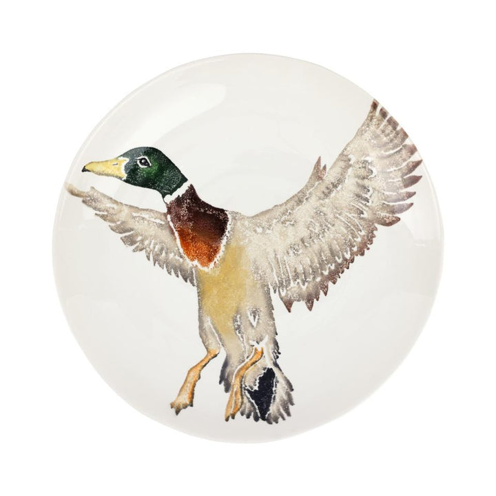 Vietri Cacciatore Mallard Round Shallow Bowl