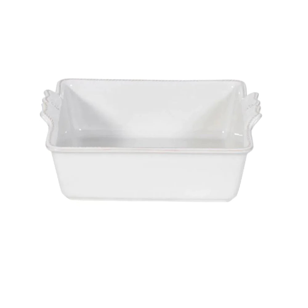 Berry & Thread Square Baker - Whitewash