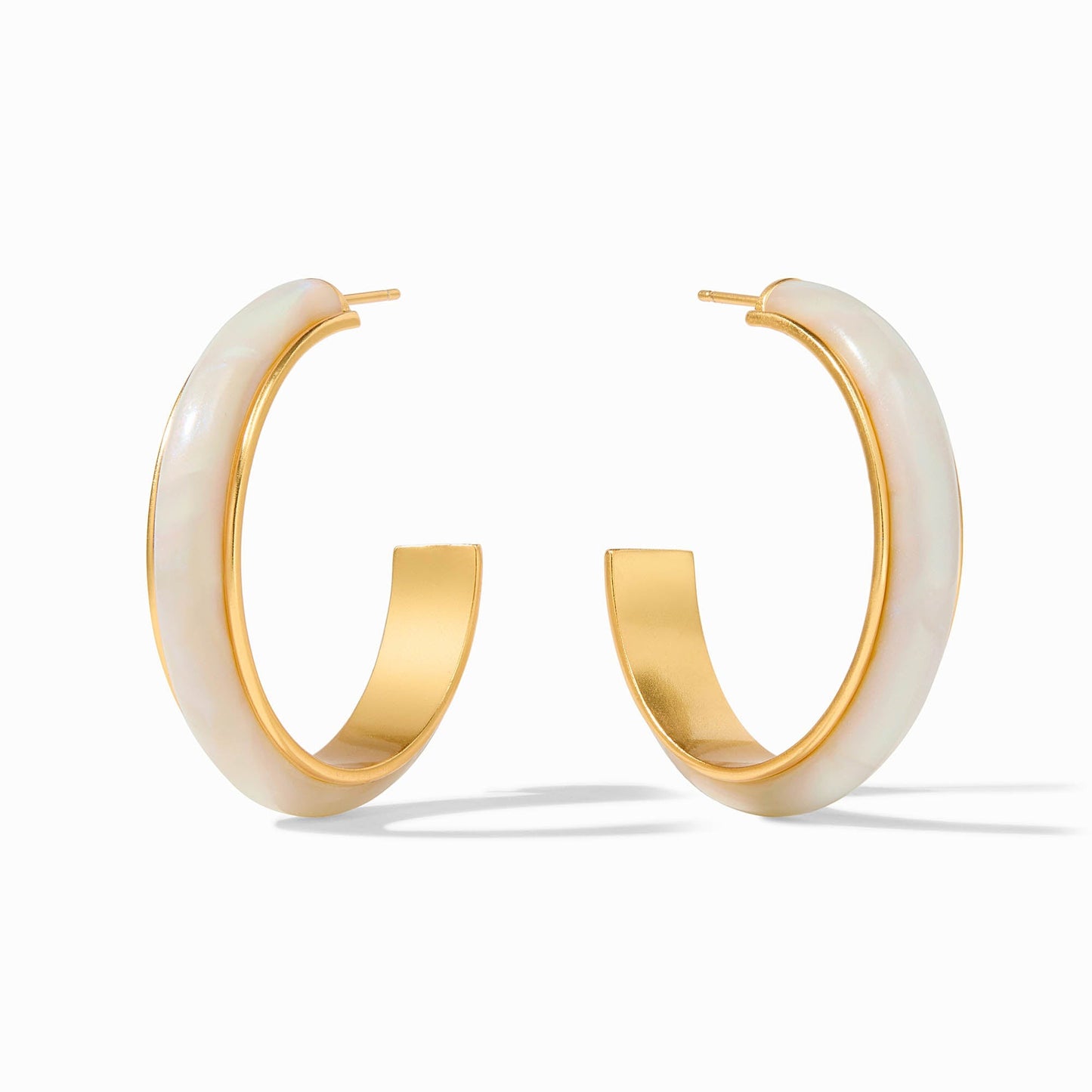 Julie Vos Carnaby Hoop - Alabaster