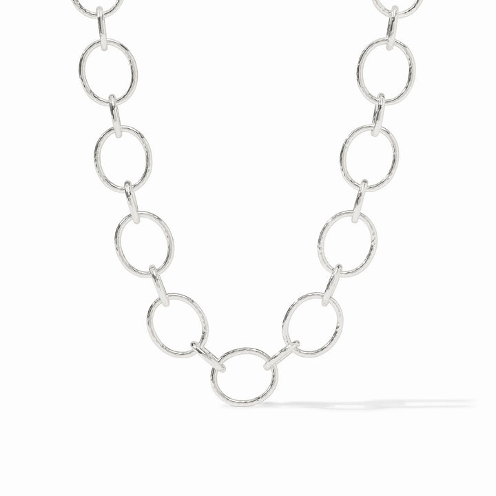 Julie Vos Catalina Light Link Necklace - Silver
