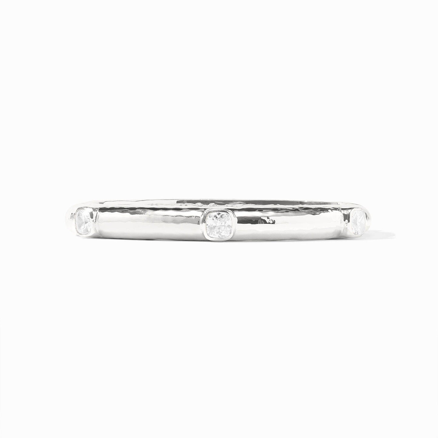 Julie Vos Catalina Hinge Bangle - Silver