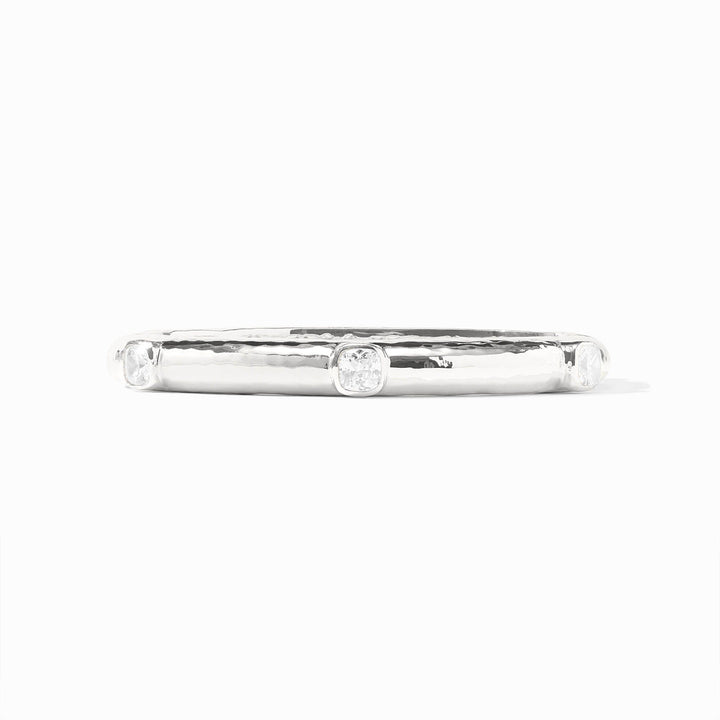 Julie Vos Catalina Hinge Bangle - Silver