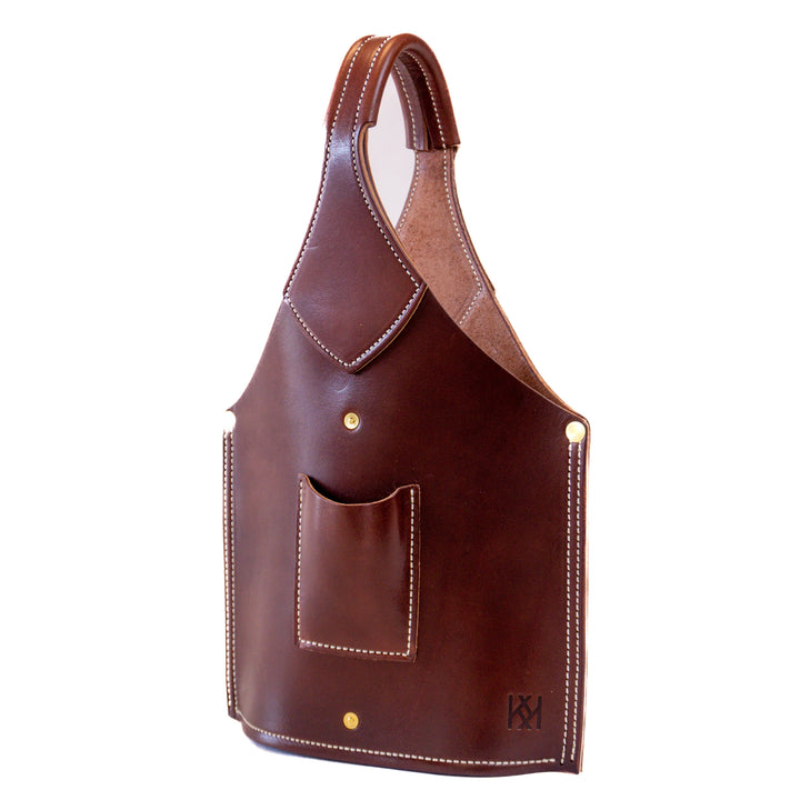 Kingfisher Leatherworks Bottle Tote, Double Barrel