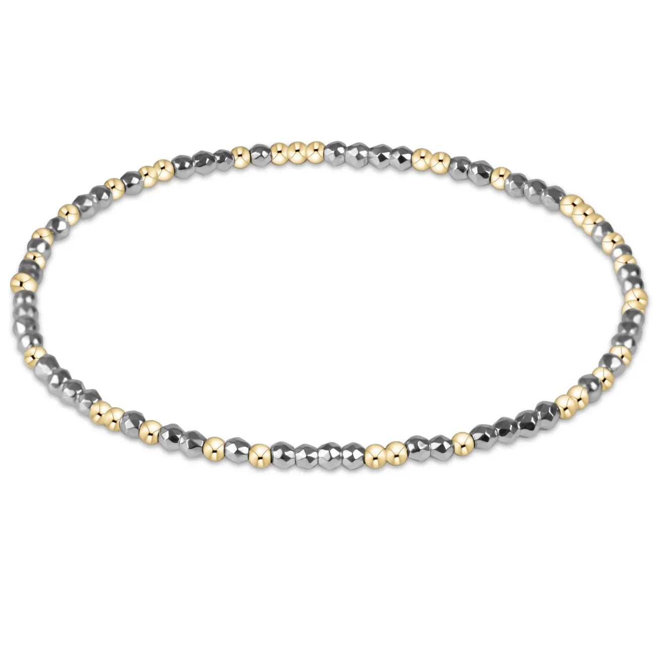 enewton Extends - Faceted Hematite Hope Unwritten Bead Bracelet