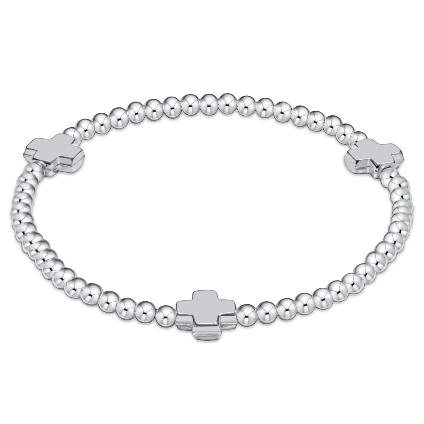 Enewton Extends Signature Cross 3mm Sterling Bracelet - Sterling