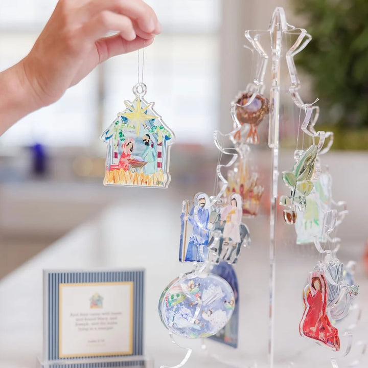 Lauren Dunn Advent Story Set and Acrylic Display Tree