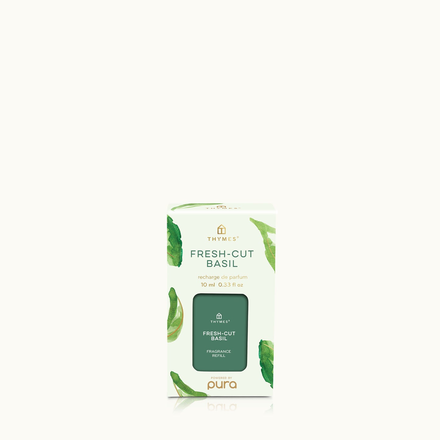 Thymes Pura Diffuser Refill, Fresh Cut Basil